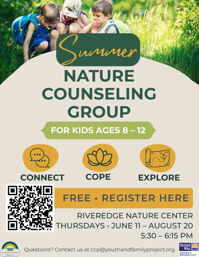 youth nature counseling flyer